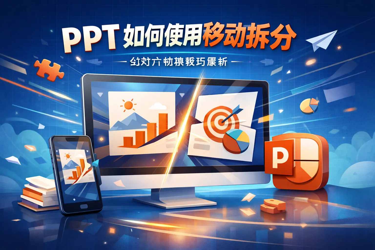 ppt如何使用移动拆分