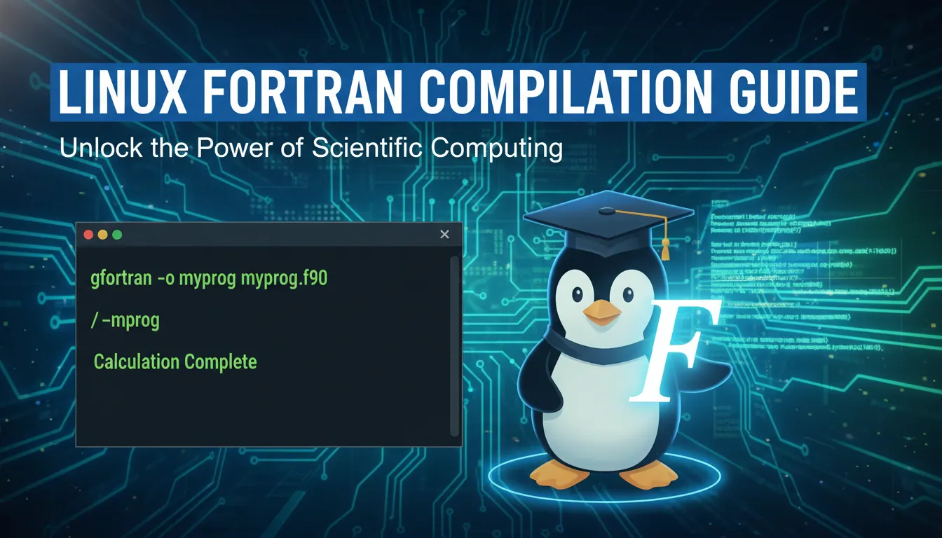 linux如何编译fortran