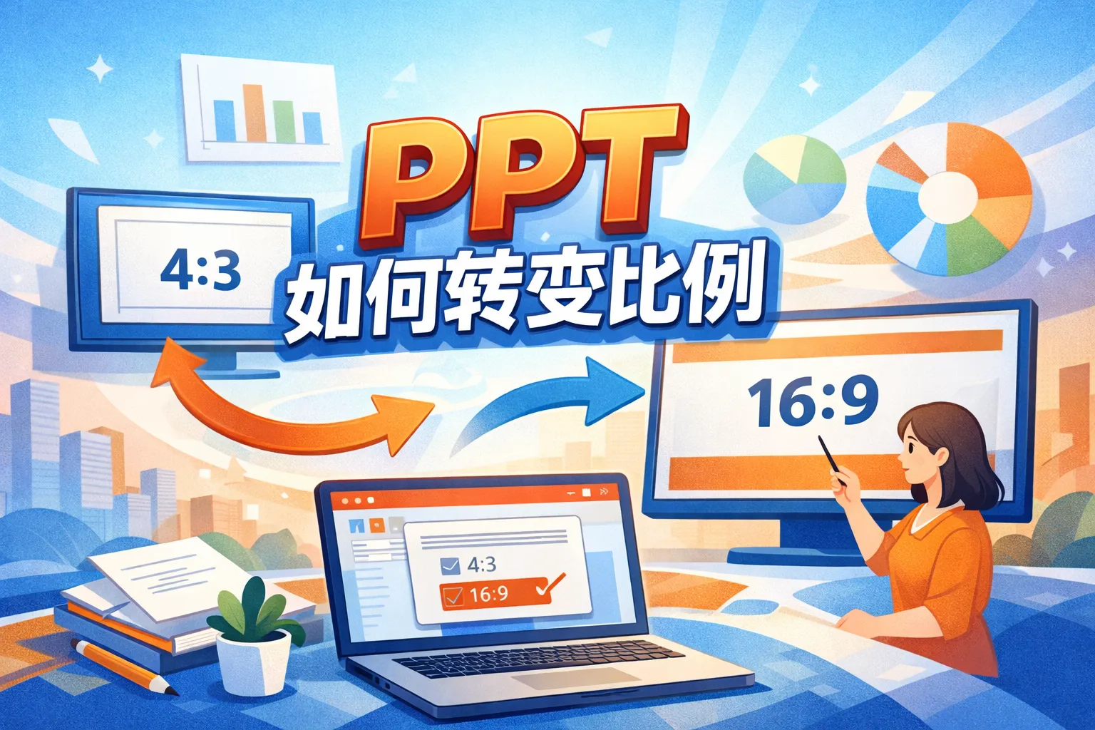 ppt如何转变比例