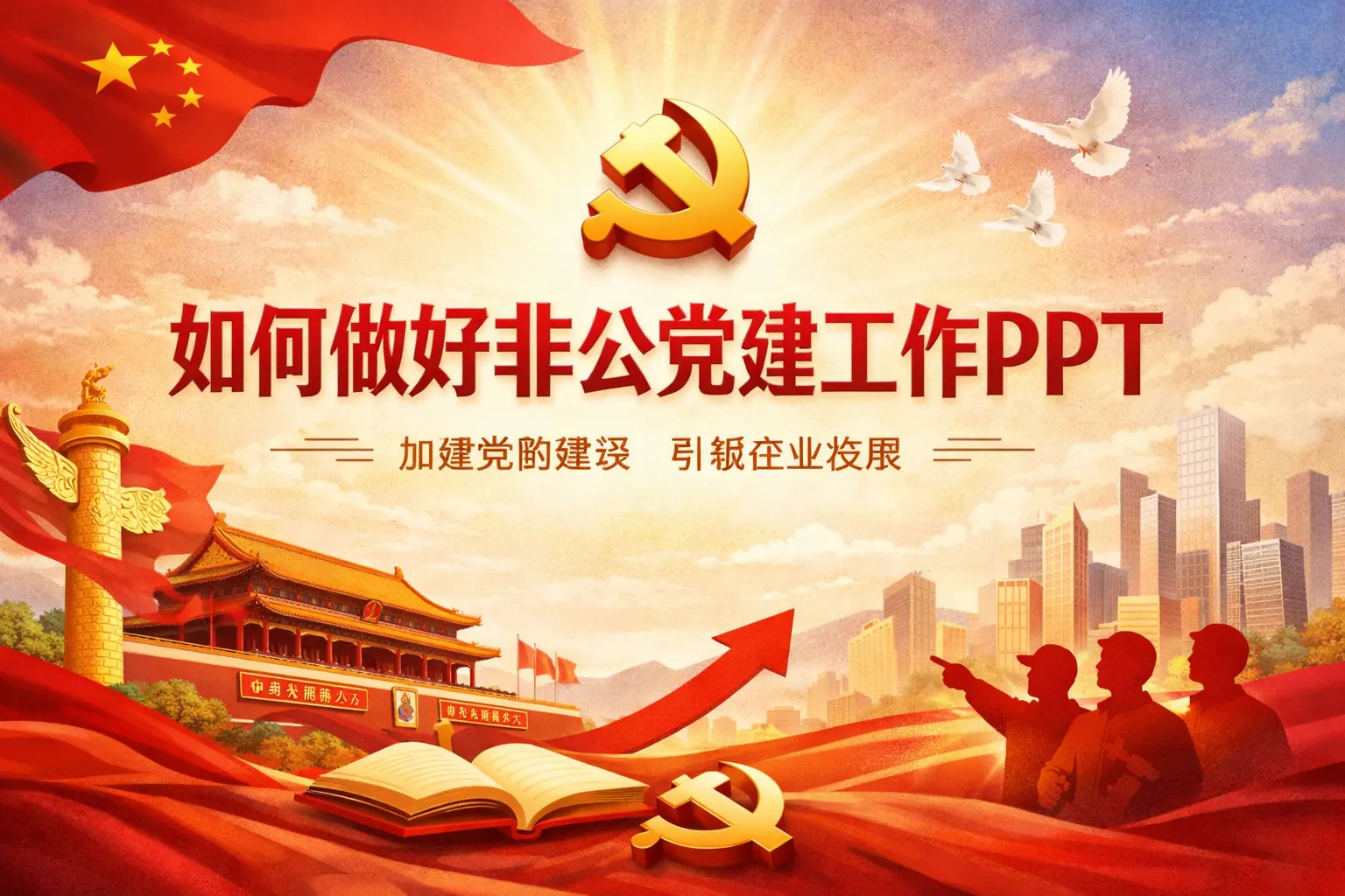 如何做好非公党建工作ppt