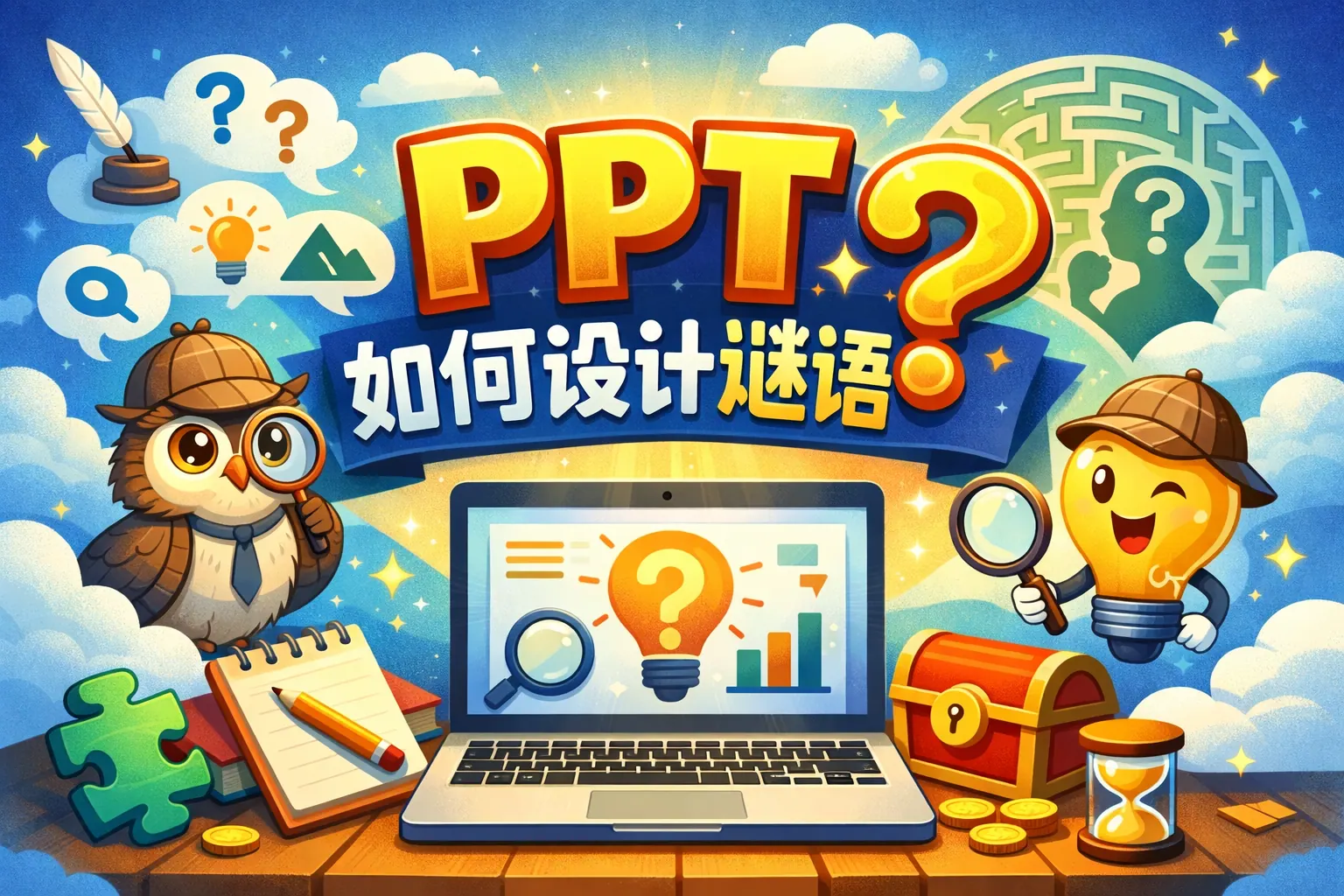 Ppt如何设计谜语