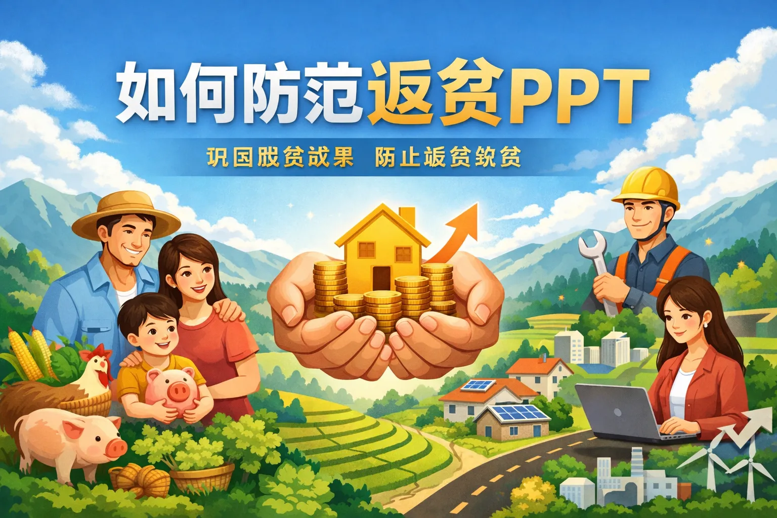 如何防范返贫ppt