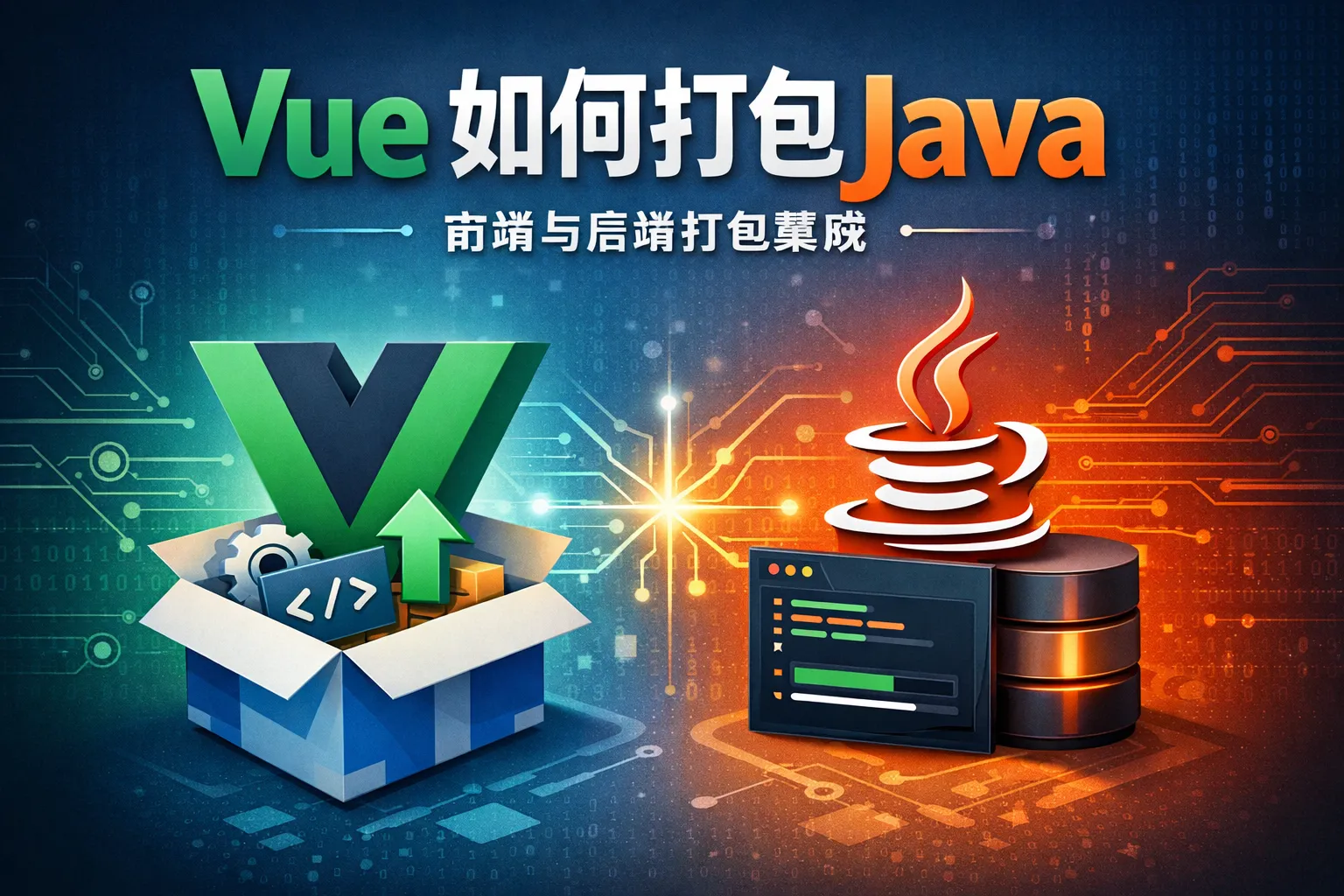 vue如何打包java