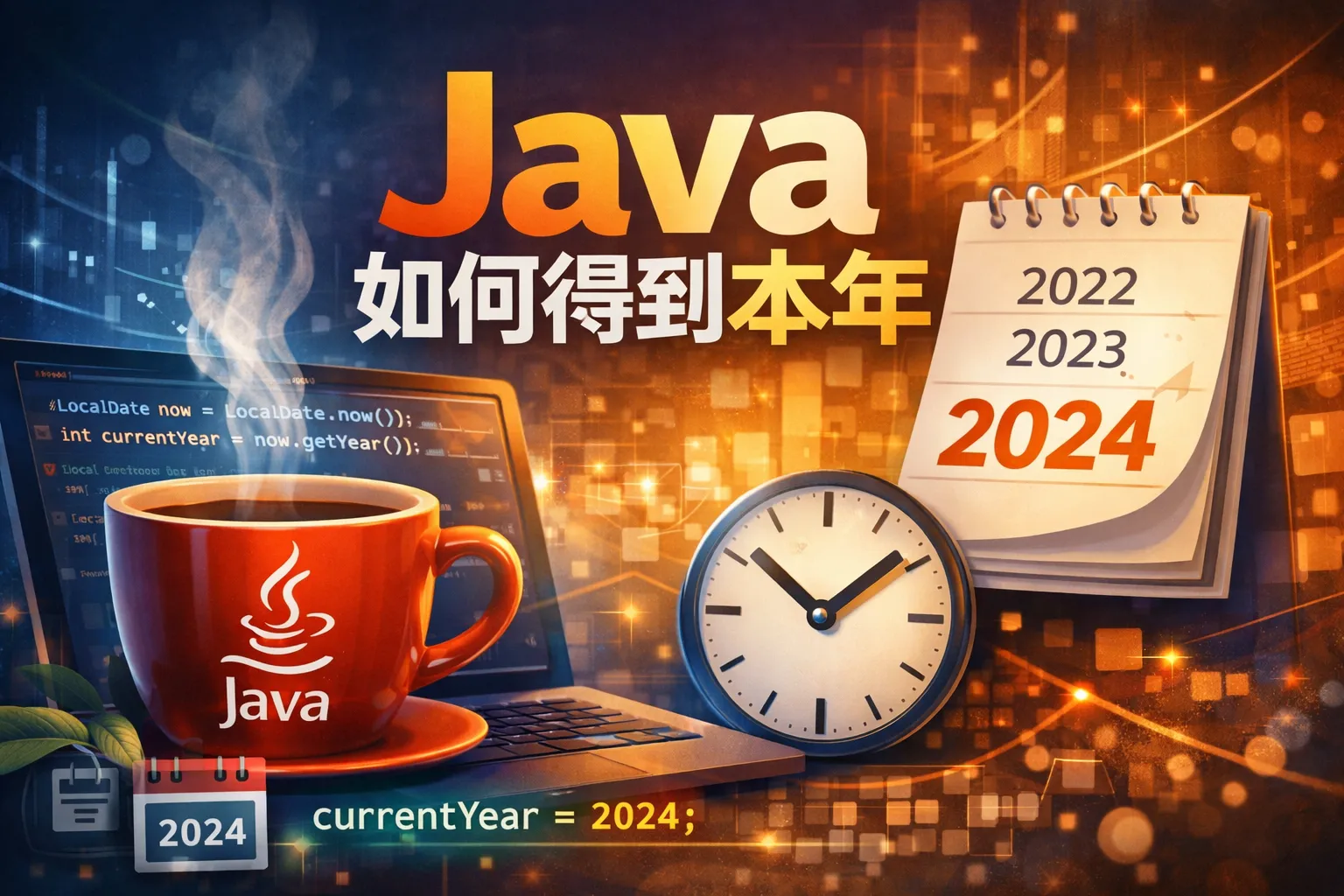 java如何得到本年