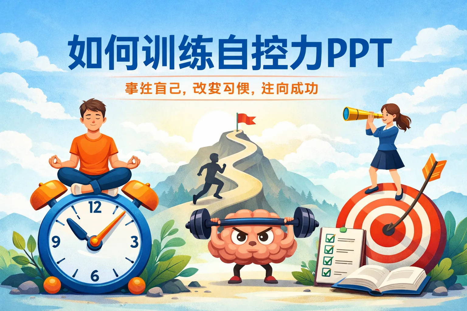 如何训练自控力PPT