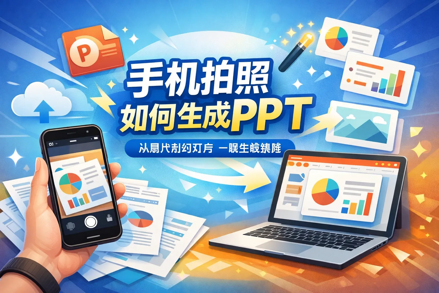 手机拍照如何生成PPT