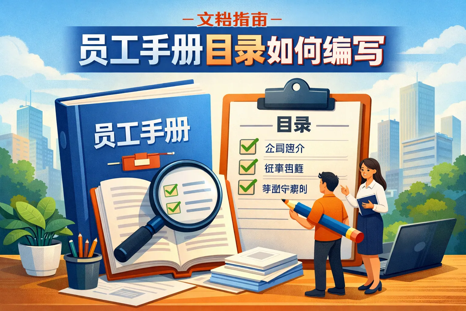 员工手册目录如何编写