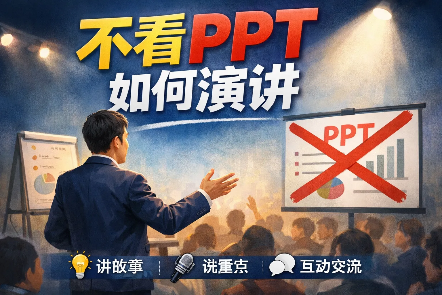 不看PPT如何演讲