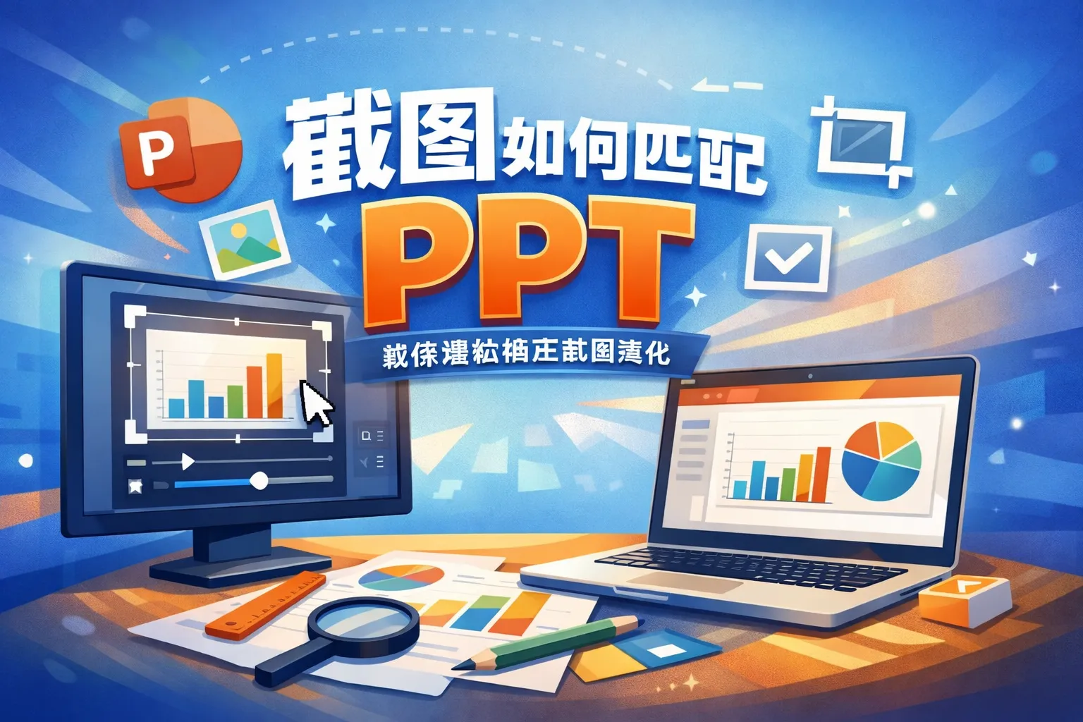 截图如何匹配ppt