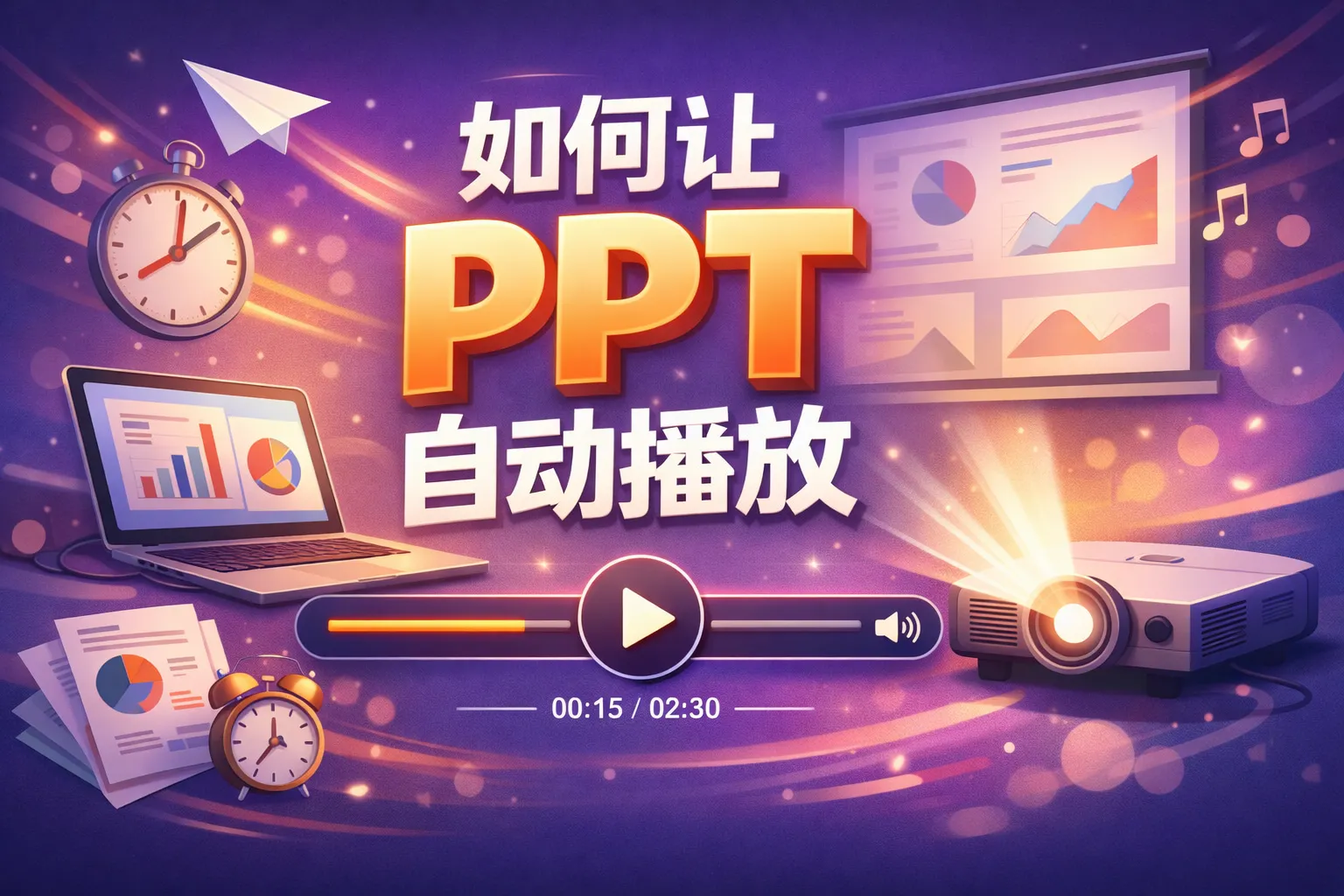 如何让ppt自动播放