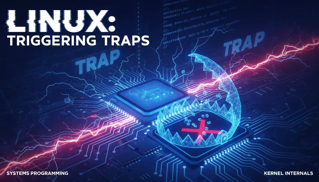linux 如何触发 trap