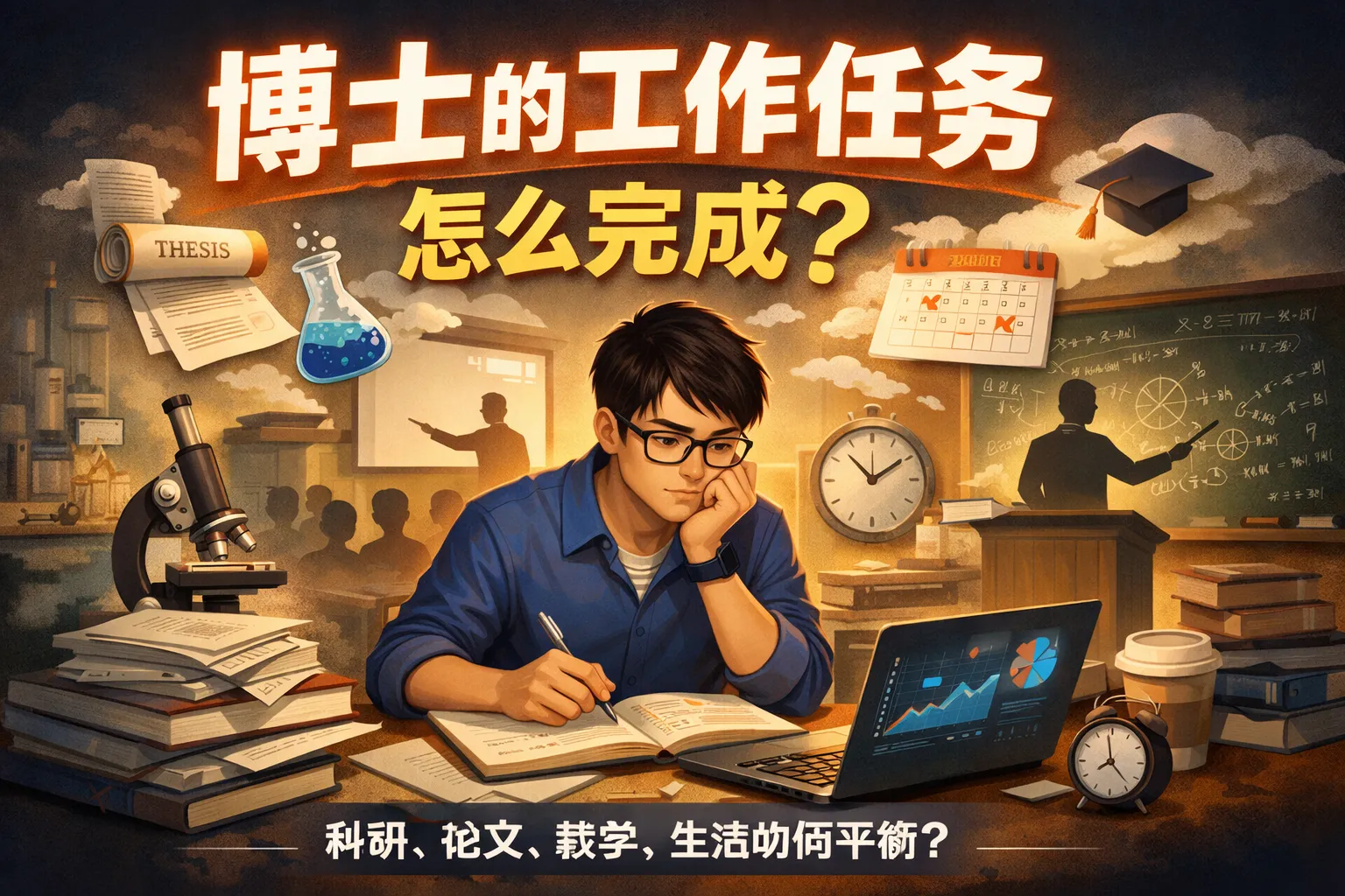 博士的工作任务怎么完成