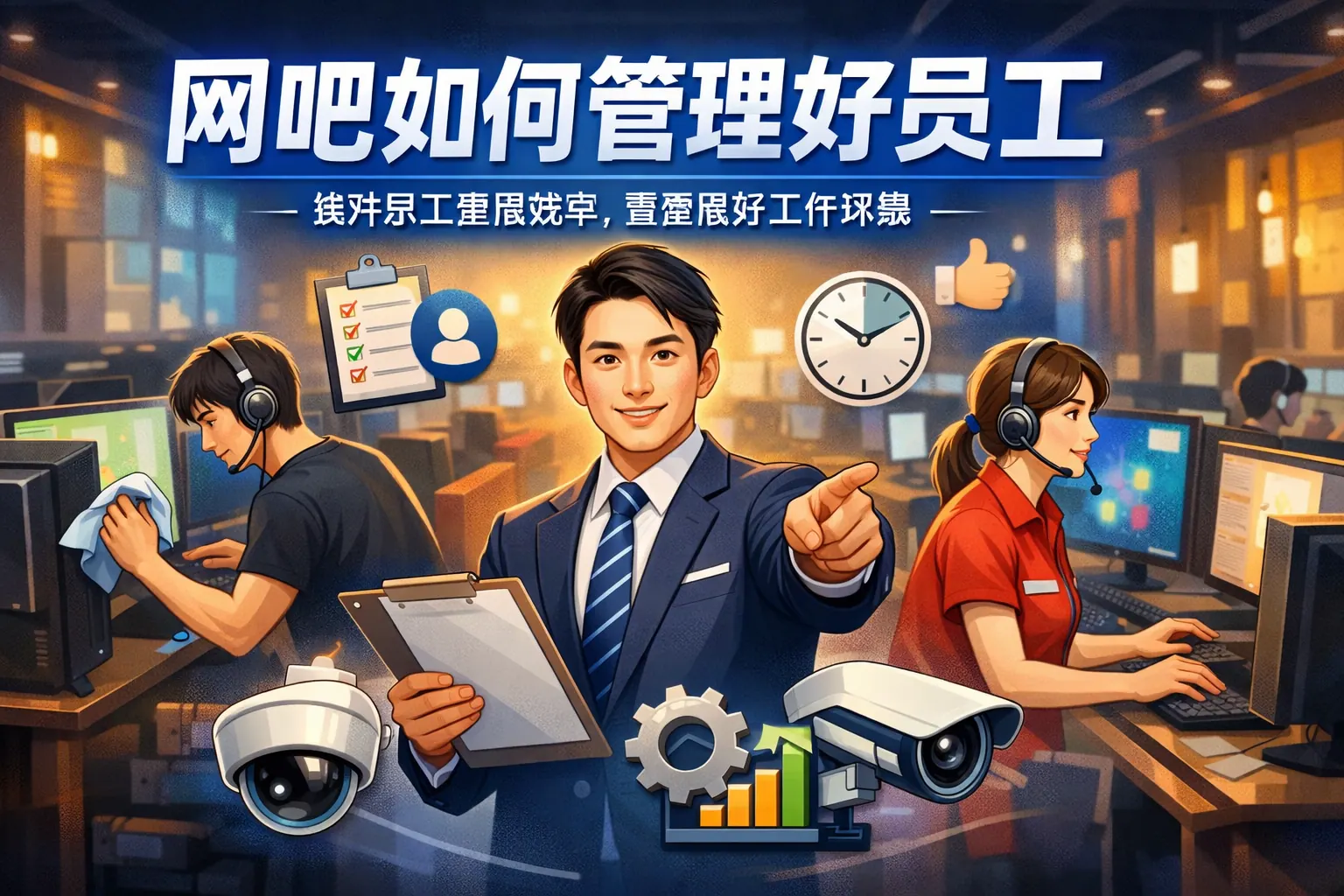 网吧如何管理好员工