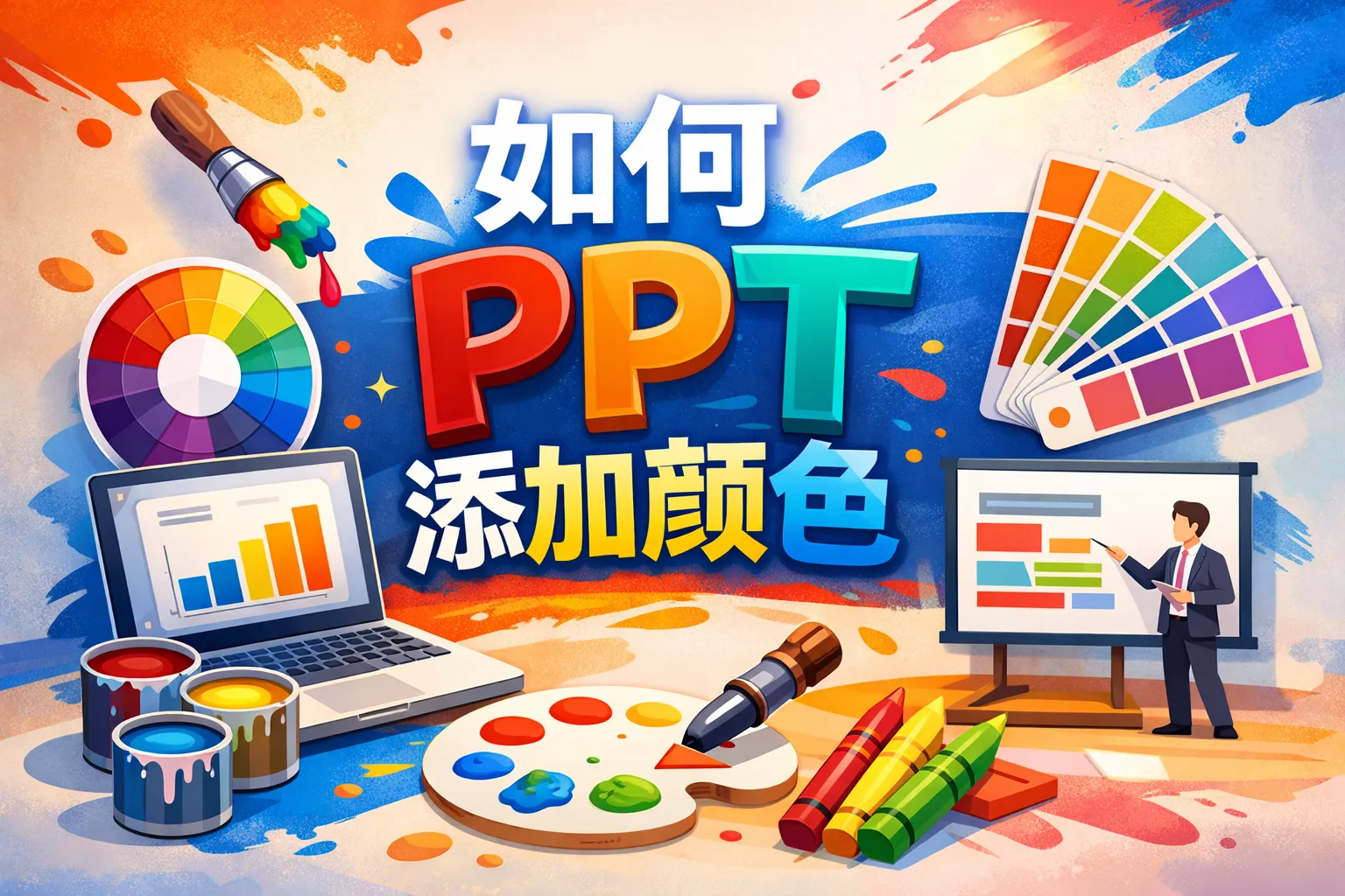 如何ppt添加颜色