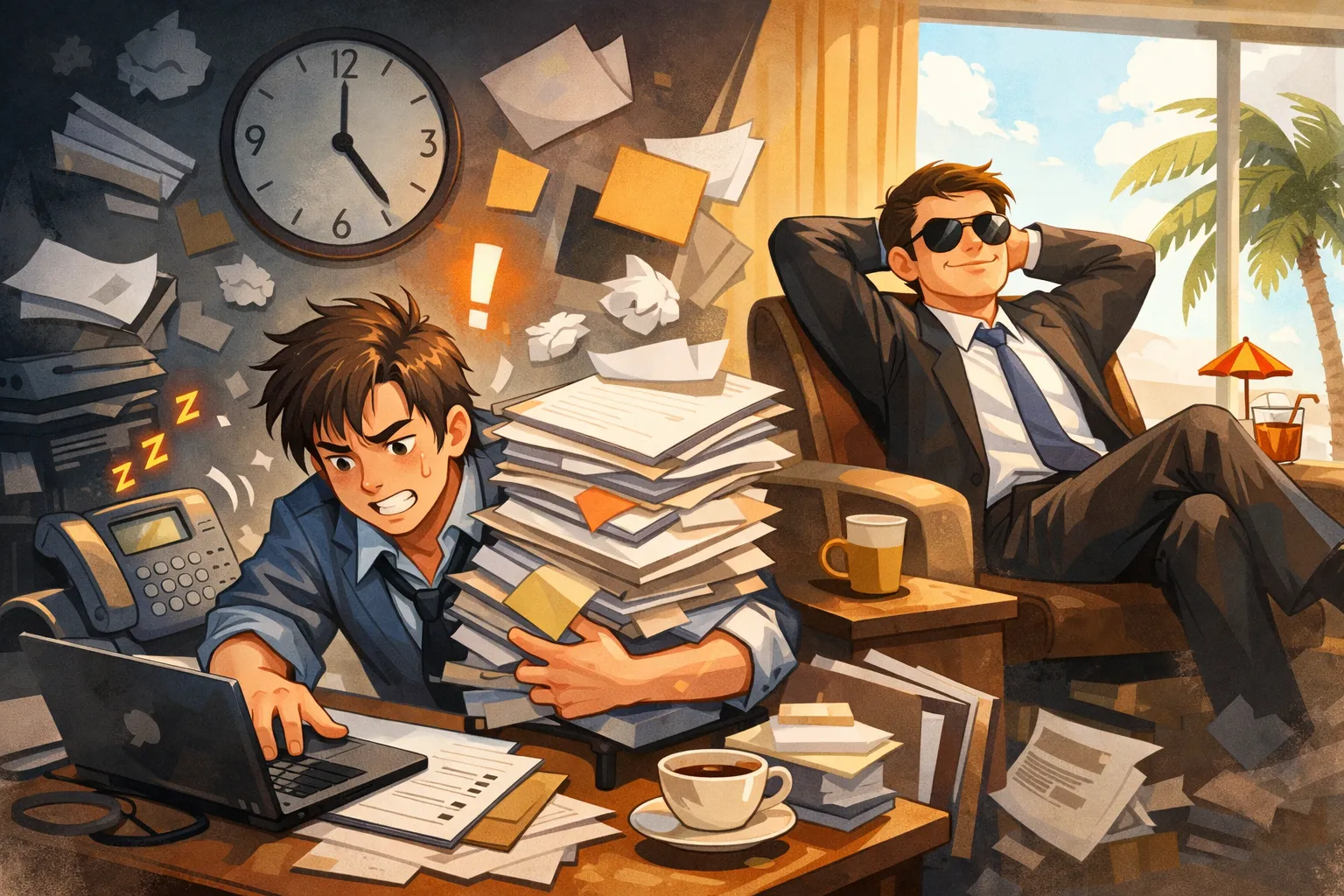 工作任务重下属不分担怎么办