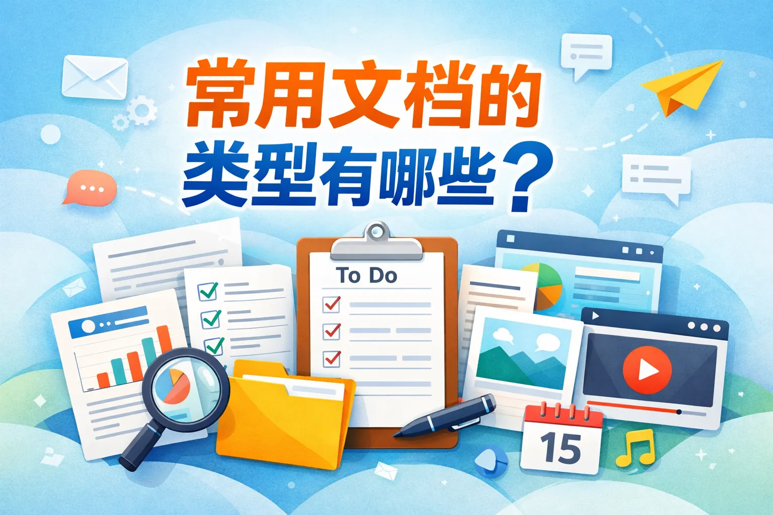 常用文档的类型有哪些