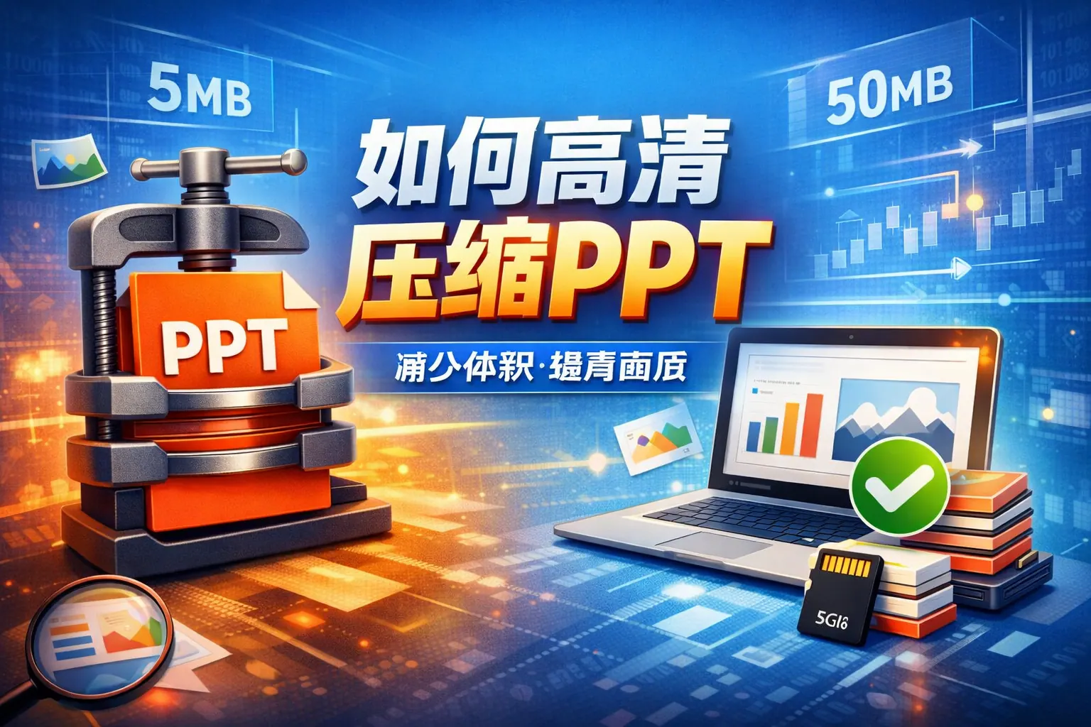 如何高清压缩PPT