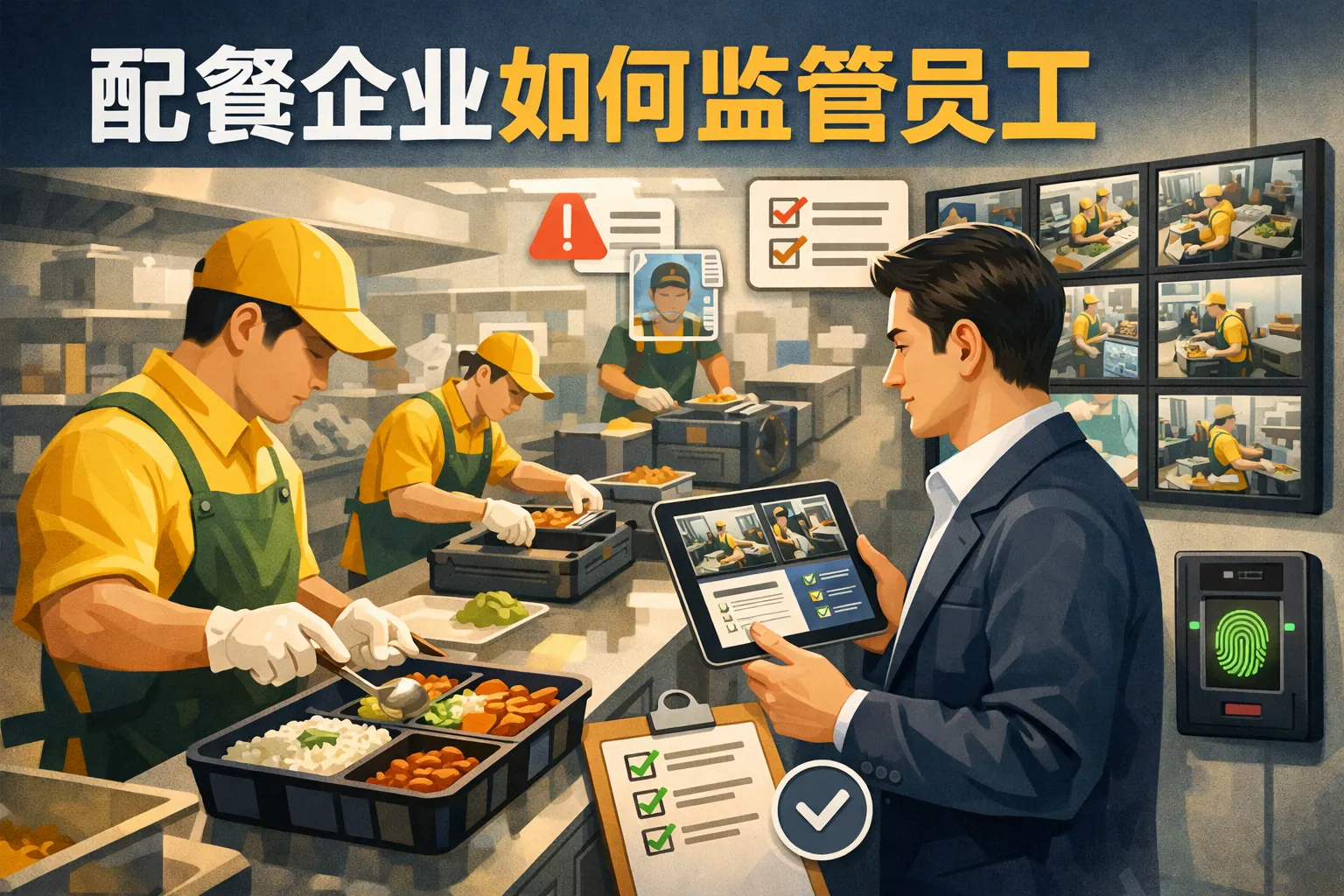 配餐企业如何监管员工