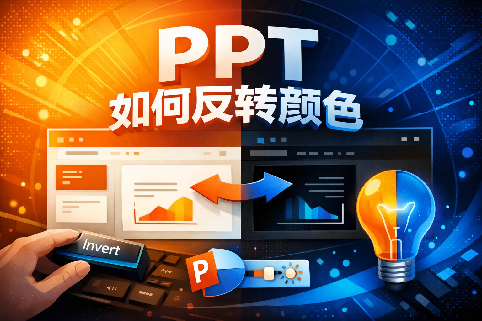 ppt如何反转颜色