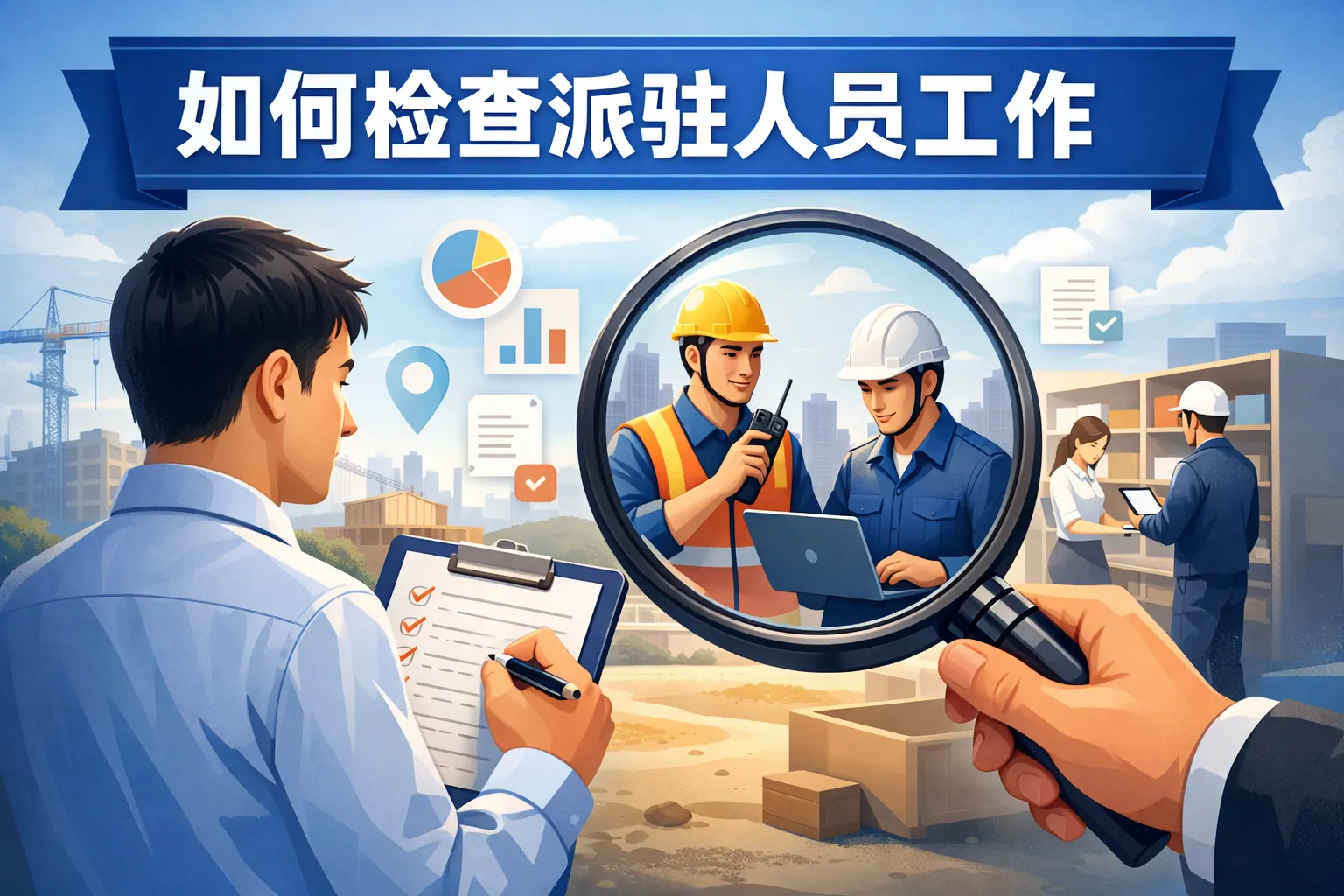 如何检查派驻人员工作