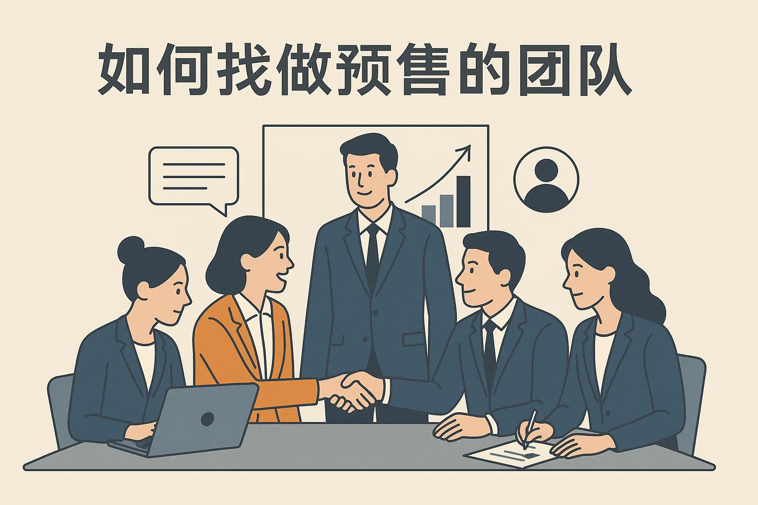 如何找做预售的团队