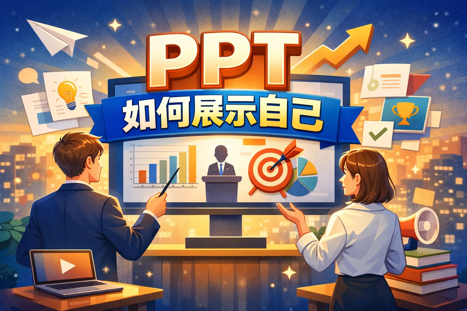 ppt如何展示自己