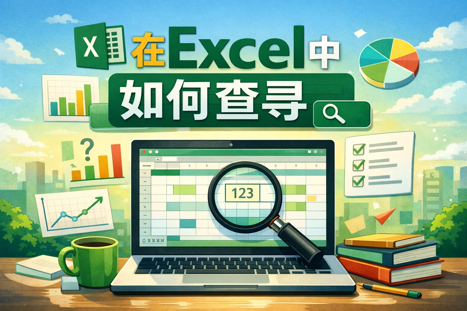 在excel中如何查寻