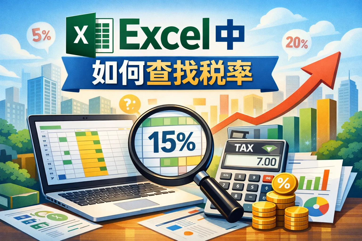 在excel中如何查找税率