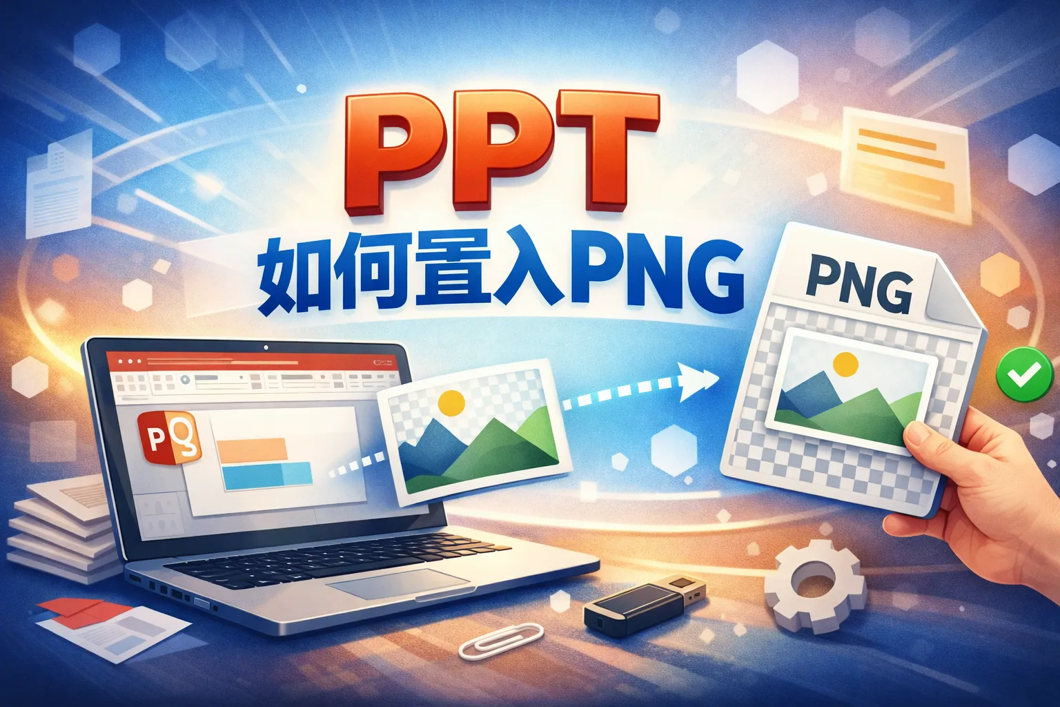 ppt如何置入png