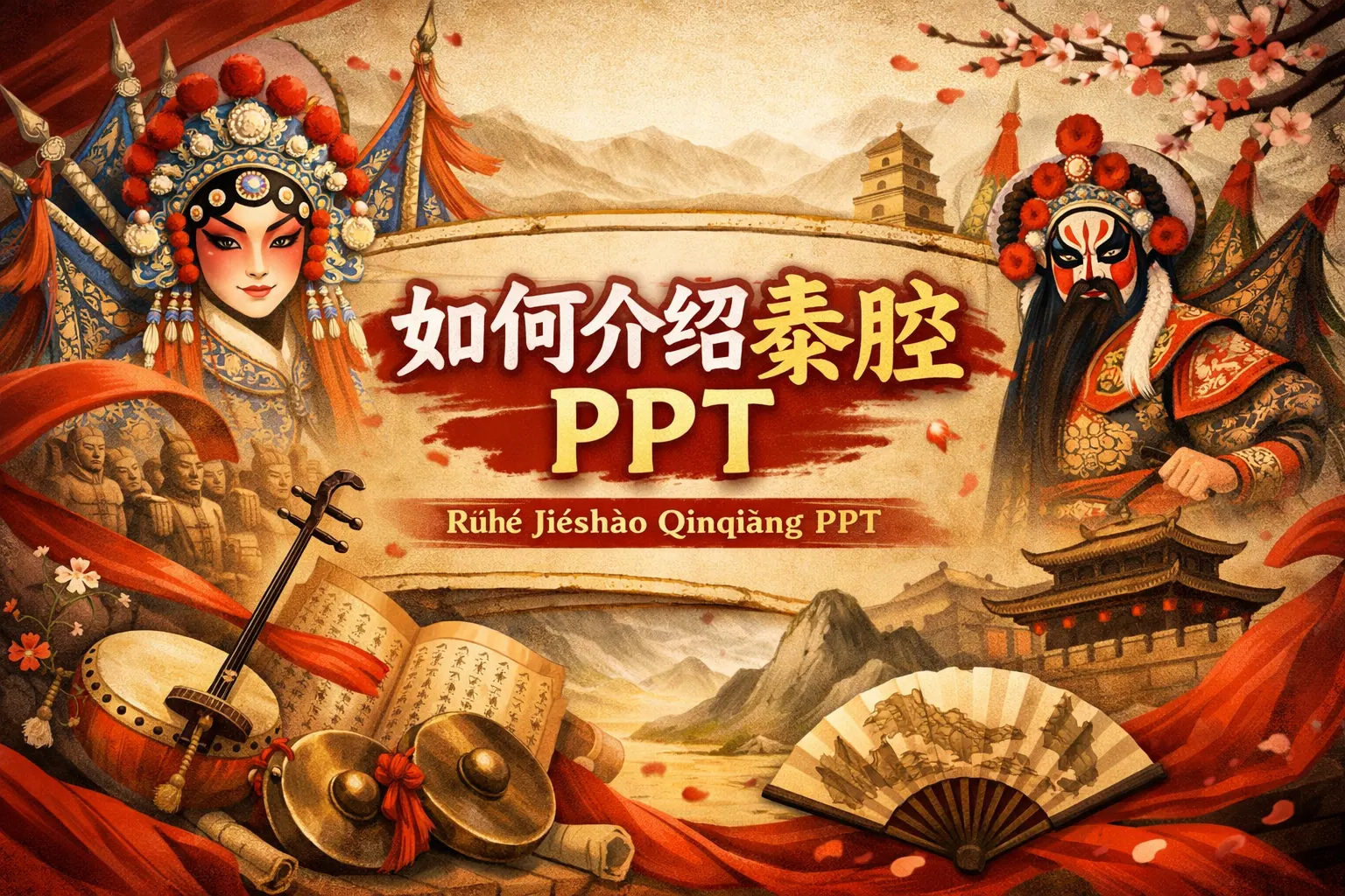 如何介绍秦腔ppt