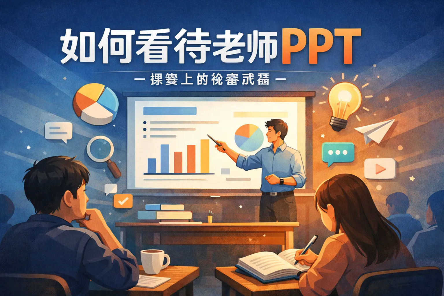 如何看待老师ppt