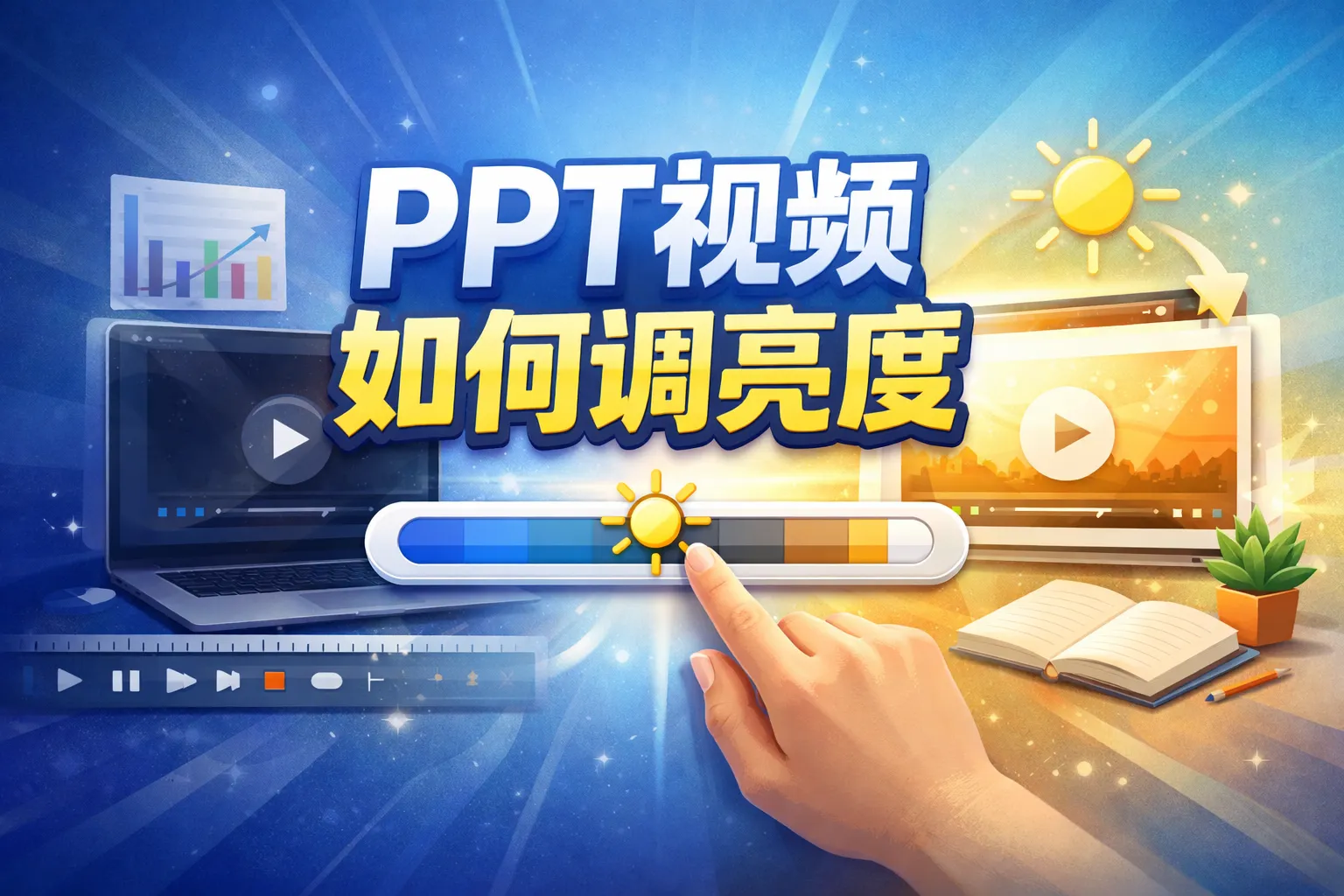 ppt视频如何调亮度