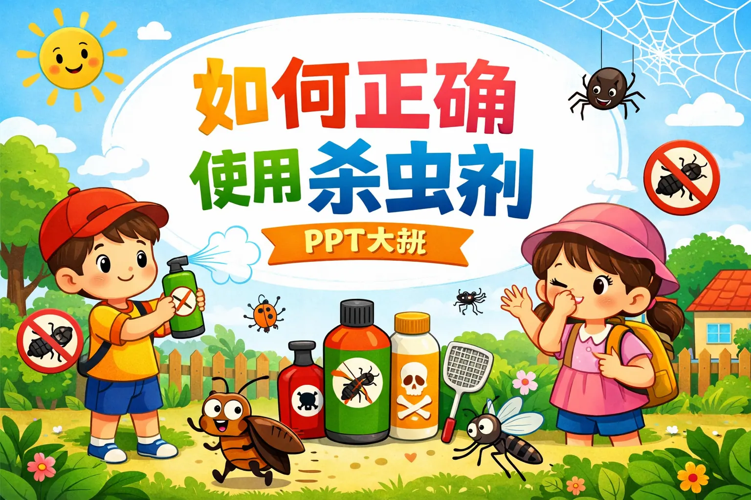 如何正确使用杀虫剂ppt大班