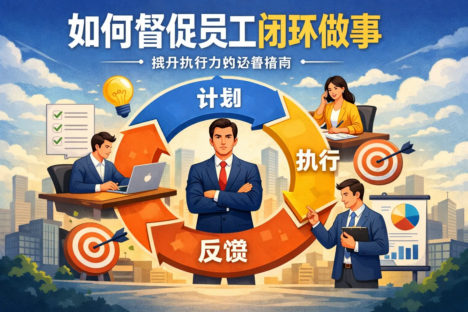 如何督促员工闭环做事