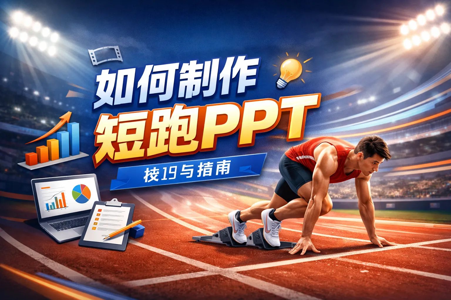 如何制作短跑ppt