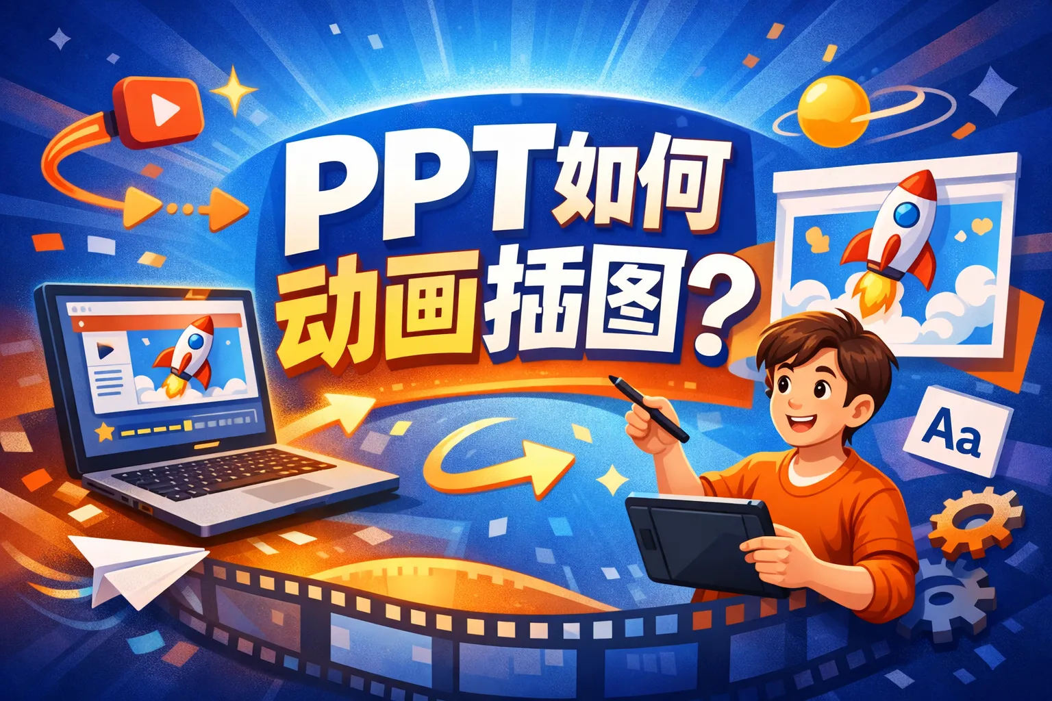 ppt如何动画插图