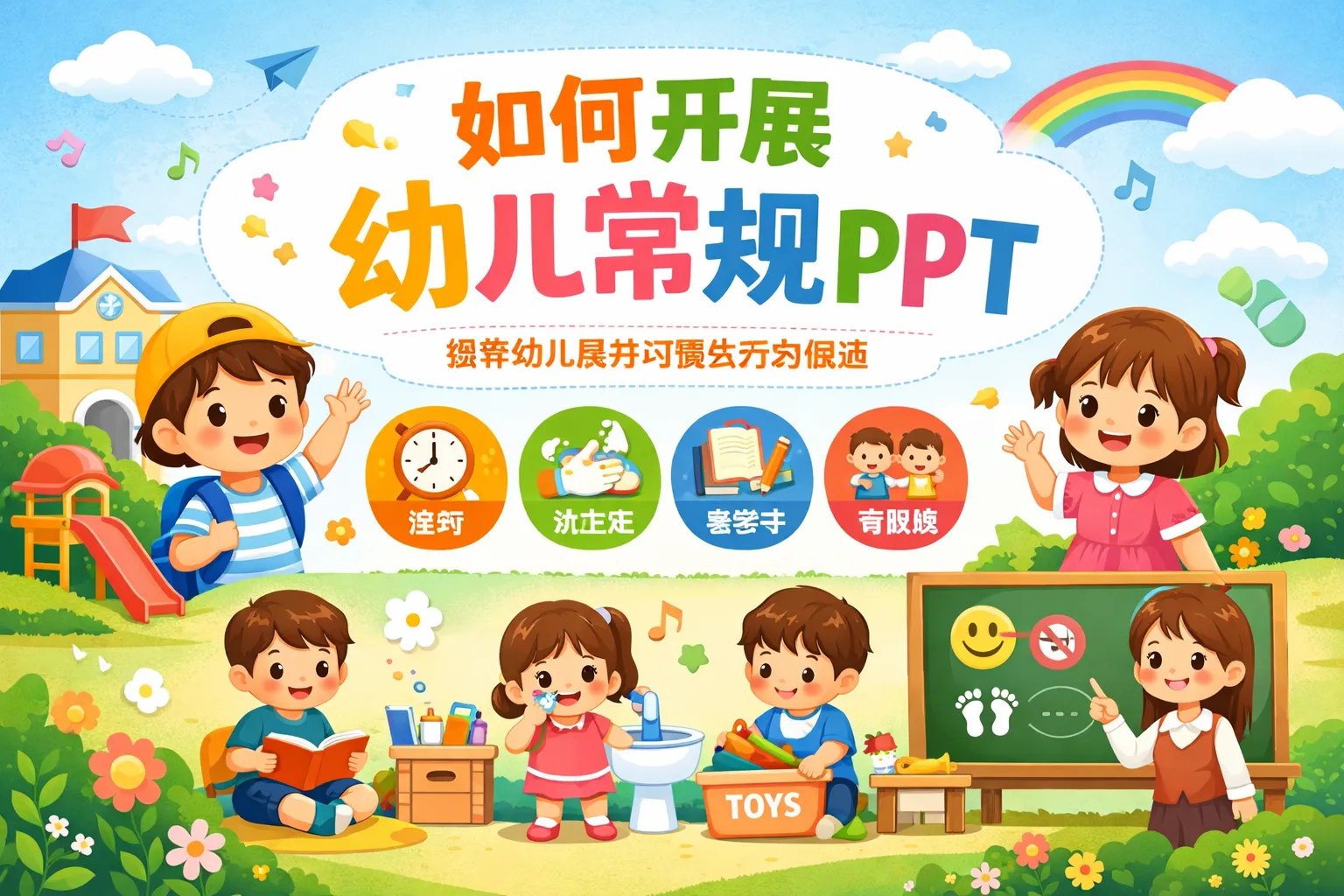 如何开展幼儿常规ppt