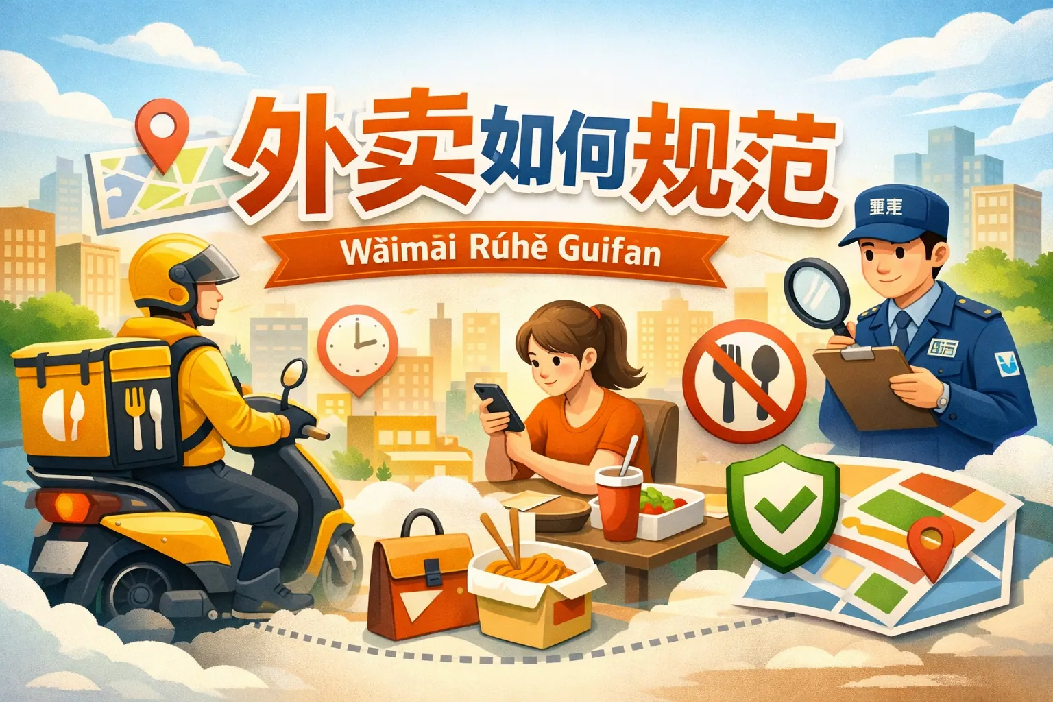 外卖如何规范ppt