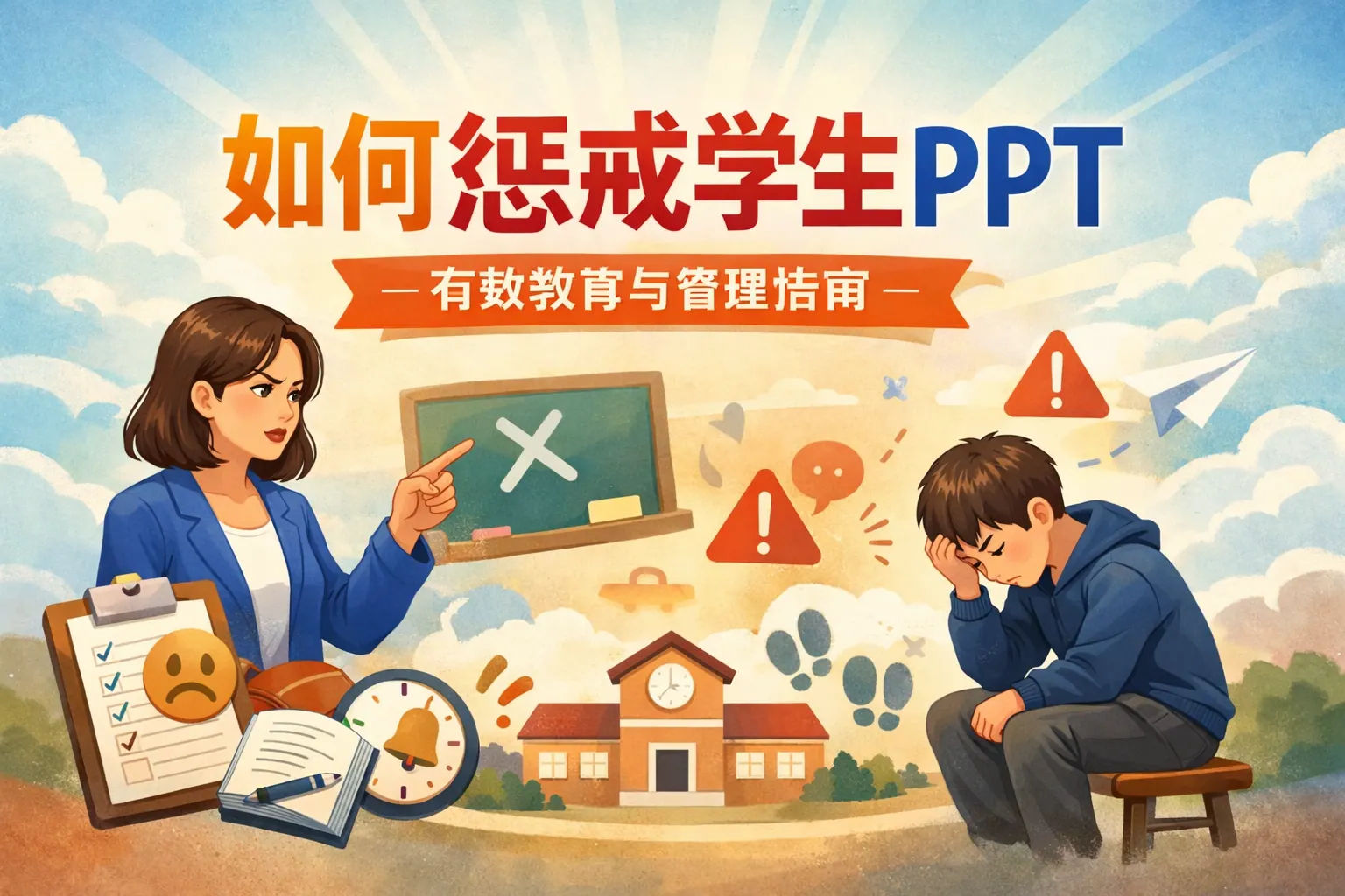 如何惩戒学生ppT