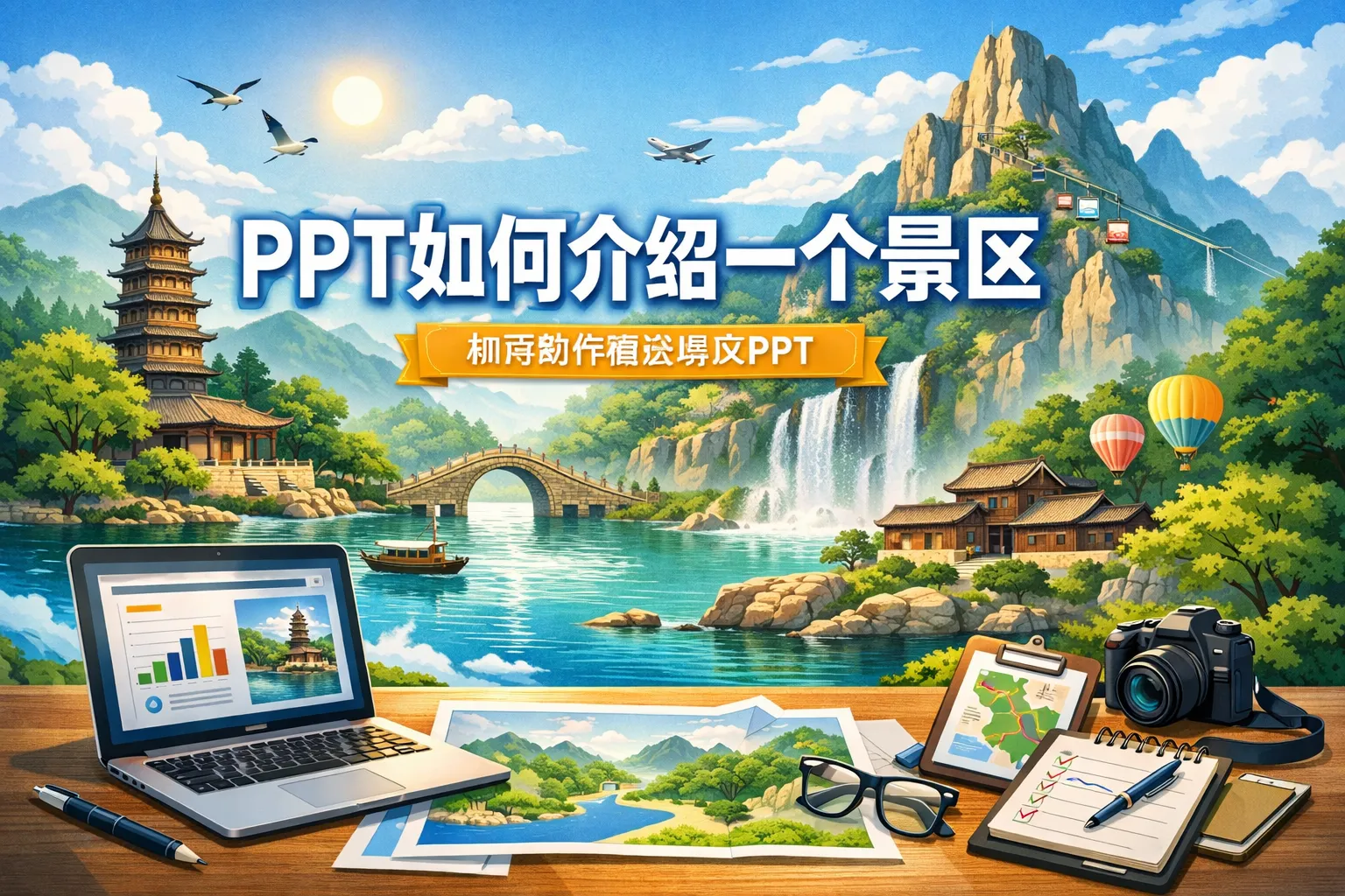 ppt如何介绍一个景区