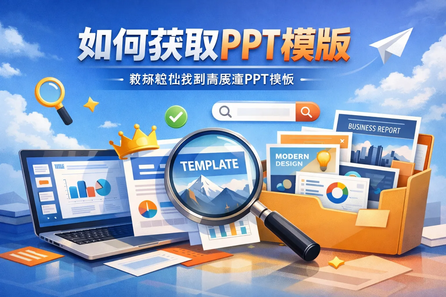 如何获取ppt模版
