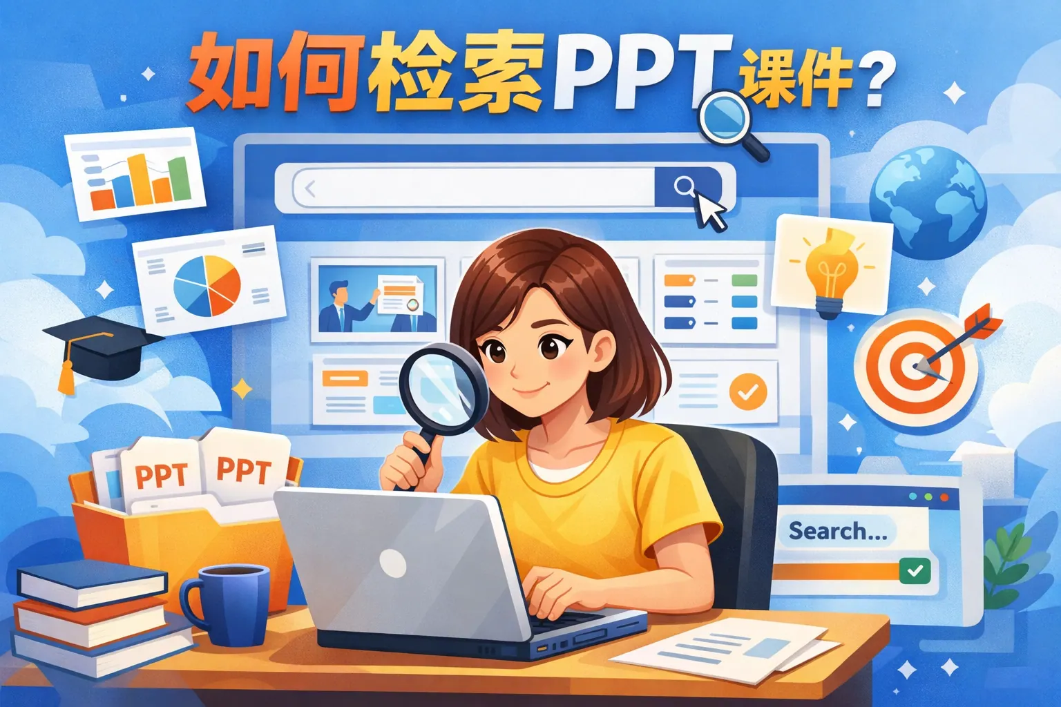 如何检索ppt课件