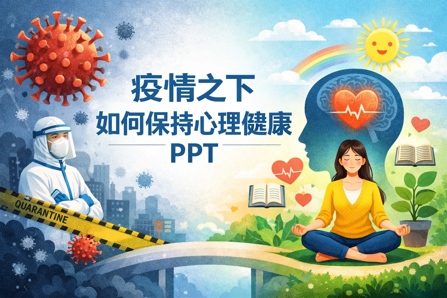 疫情之下如何保持心理健康ppt