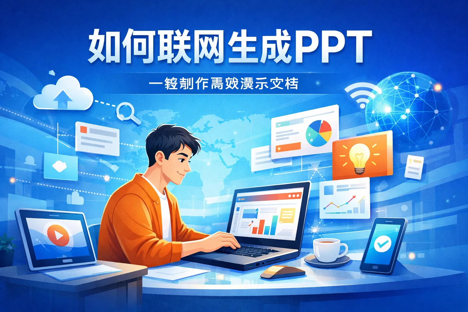 如何联网生成ppt