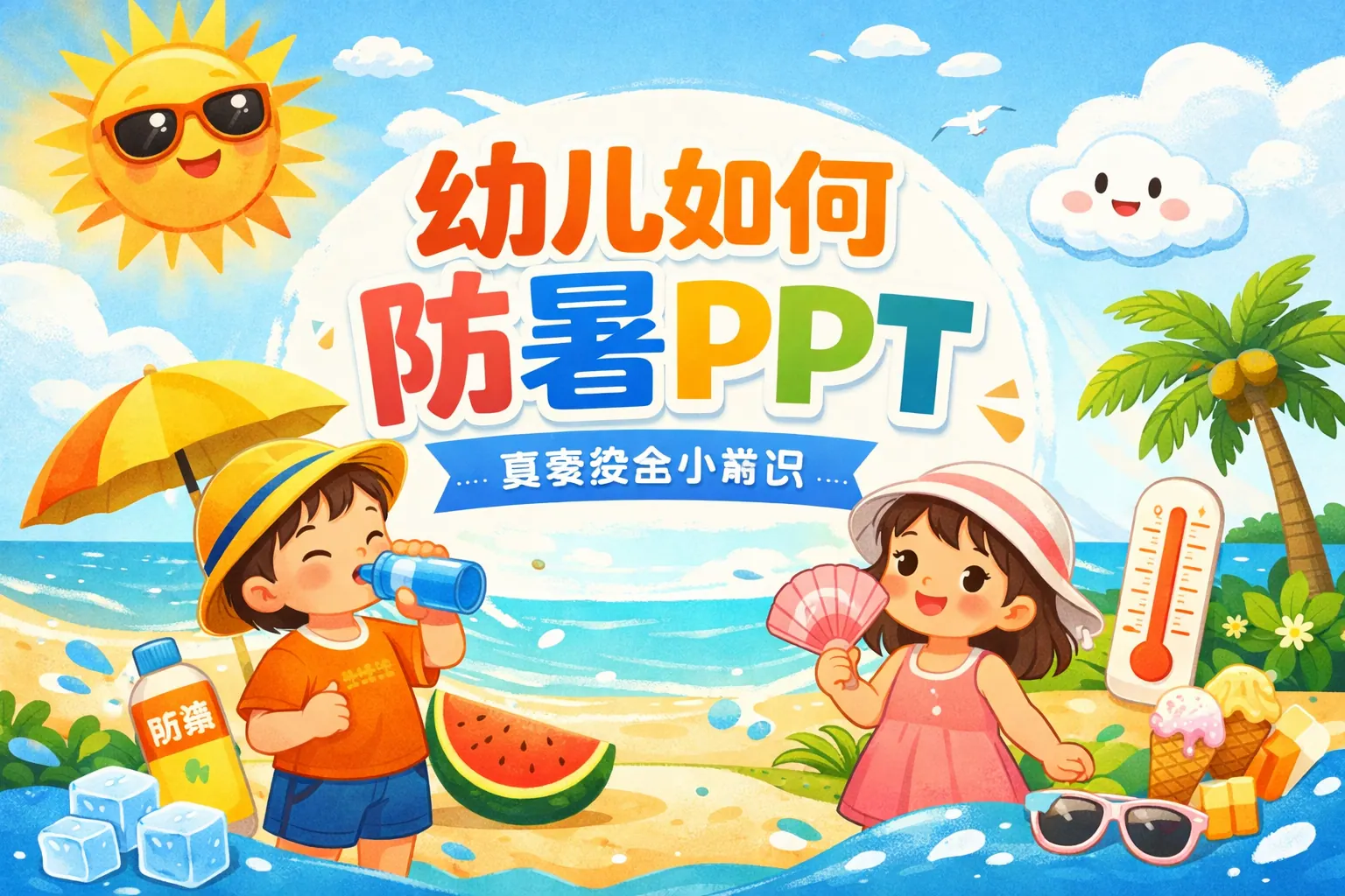 幼儿如何防暑ppt