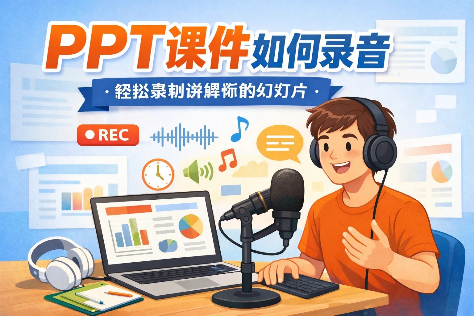 ppt课件如何录音