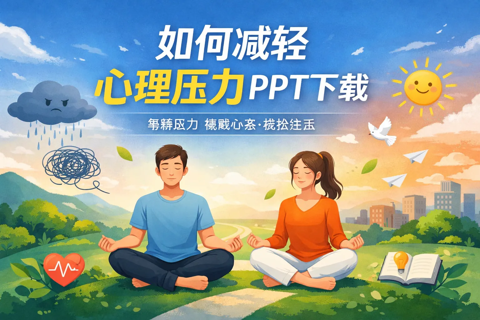 如何减轻心理压力ppt下载