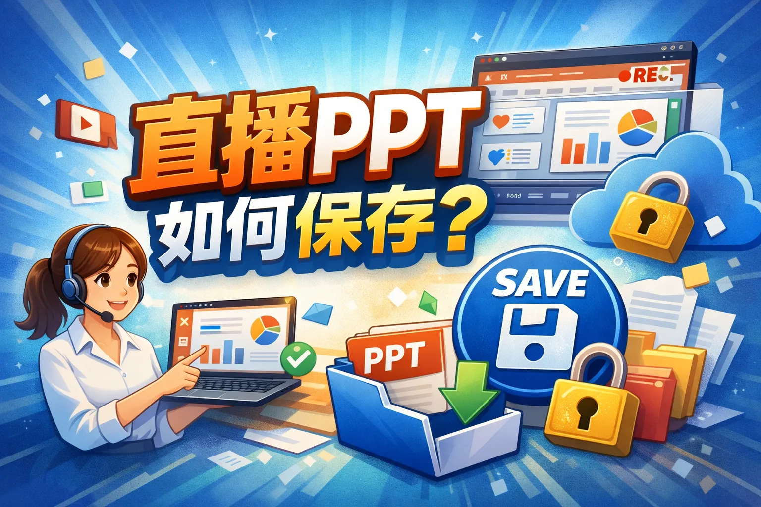 直播ppt如何保存