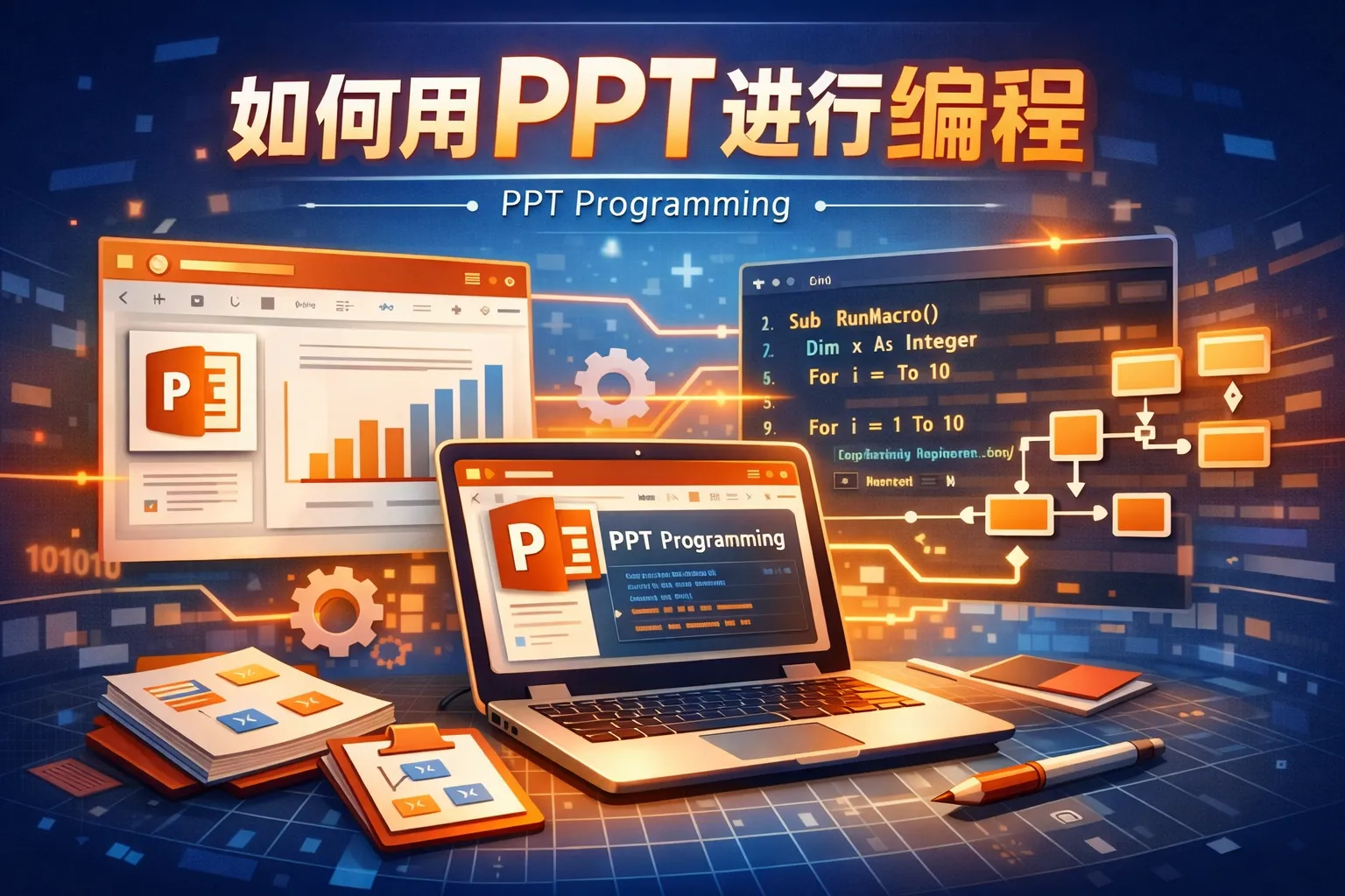 如何用ppt进行编程