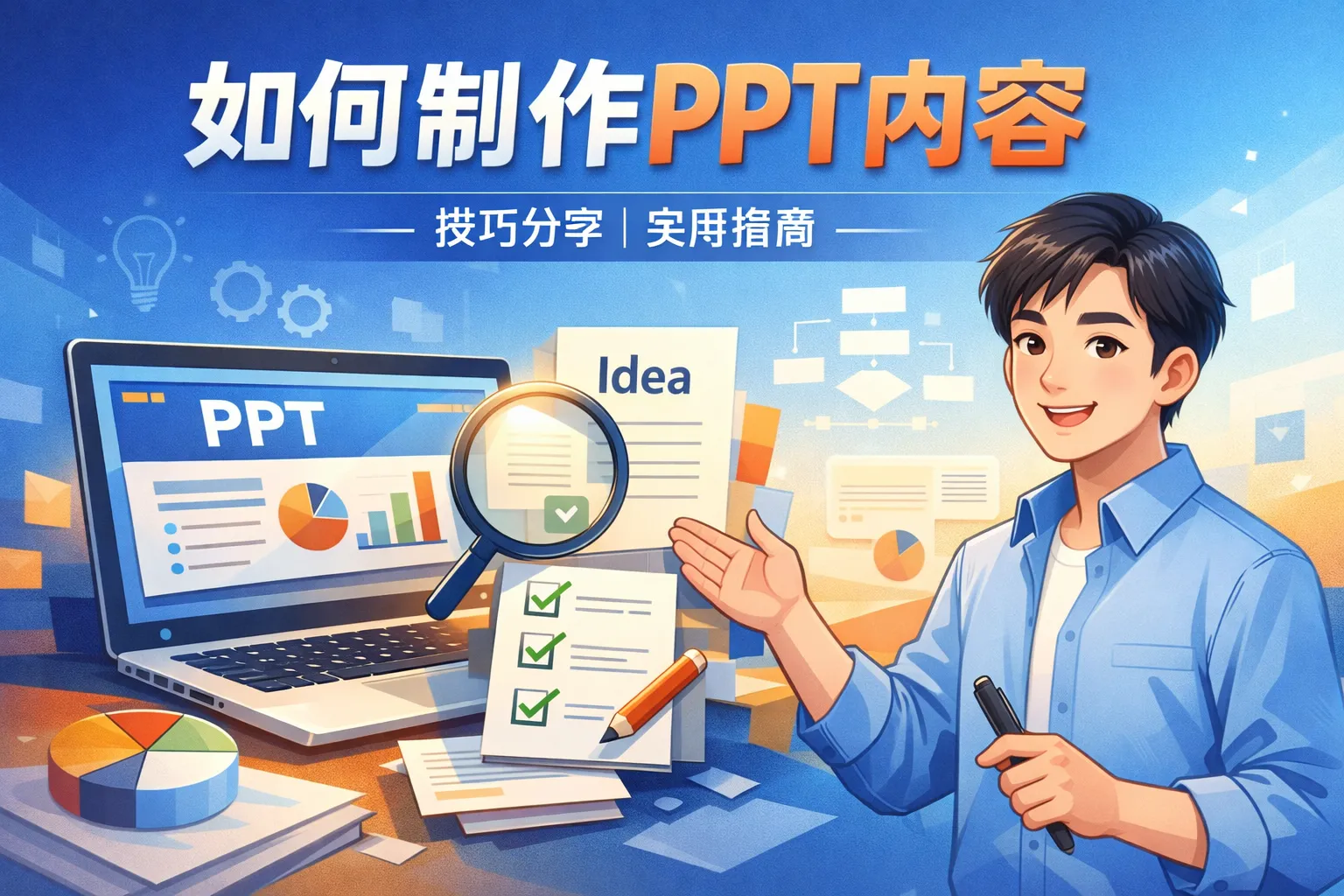 如何制作ppt内容